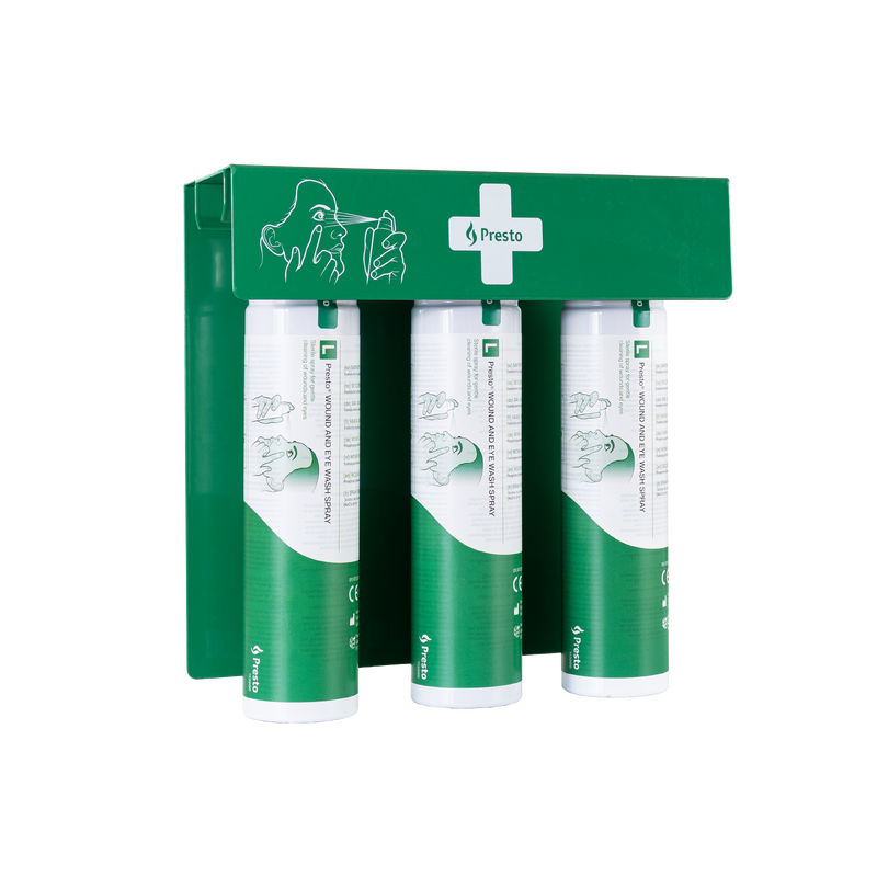Ögonduschställ 3x250 ml, Presto en av våra beprövade produkter inom första hjälpen. Det är alltid ett tryggt val med Ögonduschställ 3x250 ml från Prestofirstaid.se