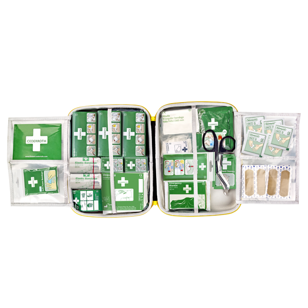 Cederroth First Aid Kit Large, Cederroth en av våra beprövade produkter inom första hjälpen. Det är alltid ett tryggt val med Cederroth First Aid Kit Large från Prestofirstaid.se