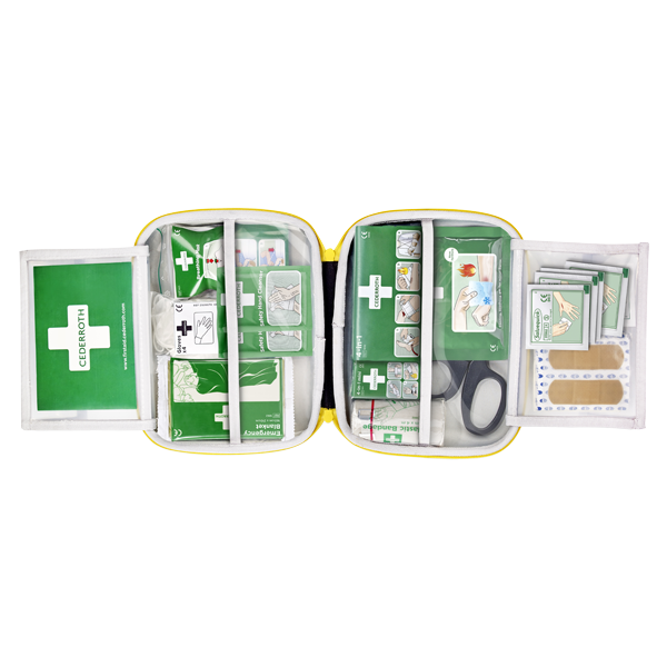 Cederroth First Aid Kit Medium, Cederroth en av våra beprövade produkter inom första hjälpen. Det är alltid ett tryggt val med Cederroth First Aid Kit Medium från Prestofirstaid.se