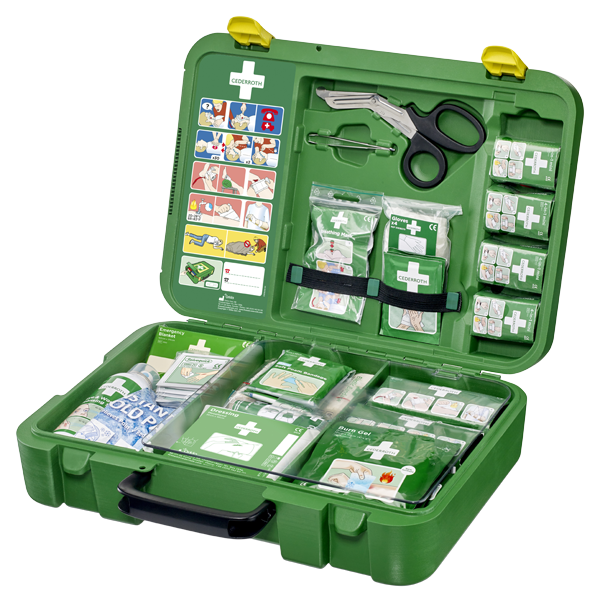 Cederroth First Aid Kit X-Large, Cederroth en av våra beprövade produkter inom första hjälpen. Det är alltid ett tryggt val med Cederroth First Aid Kit X-Large från Prestofirstaid.se