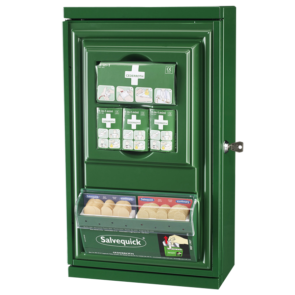 Cederroth Första hjälpen-skåp Mini , Cederroth en av våra beprövade produkter inom första hjälpen. Det är alltid ett tryggt val med Cederroth Första hjälpen-skåp Mini  från Prestofirstaid.se