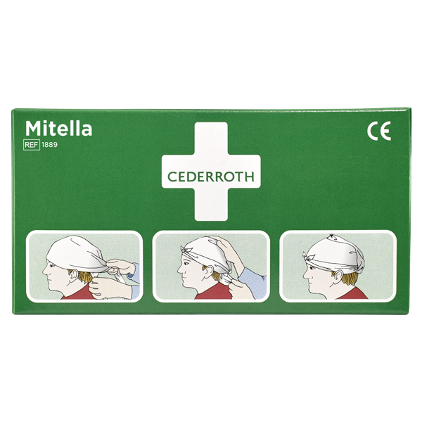 Mitella i ask, 2 st samt 6 st säkerhetsnålar, Cederroth en av våra beprövade produkter inom första hjälpen. Det är alltid ett tryggt val med Mitella i ask, 2 st samt 6 st säkerhetsnålar från Prestofirstaid.se