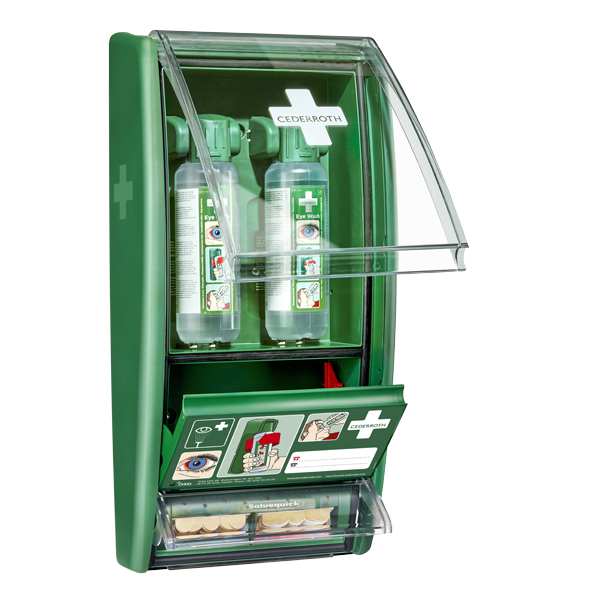 Cederroth Ögonduschstation, Cederroth en av våra beprövade produkter inom första hjälpen. Det är alltid ett tryggt val med Cederroth Ögonduschstation från Prestofirstaid.se