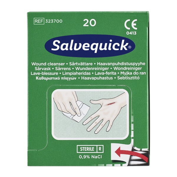 Sårtvättare 20-pack, Cederroth en av våra beprövade produkter inom första hjälpen. Det är alltid ett tryggt val med Sårtvättare 20-pack från Prestofirstaid.se
