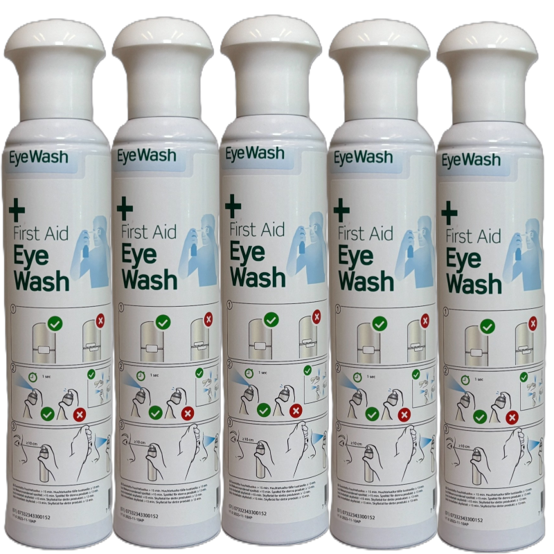 Ögondusch refill 5x250 ml (med svampkork), Aurena en av våra beprövade produkter inom första hjälpen. Det är alltid ett tryggt val med Ögondusch refill 5x250 ml (med svampkork) från Prestofirstaid.se