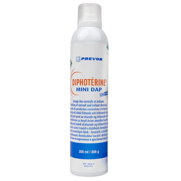Diphoterine 200 ml, spray, Diphoterine en av våra beprövade produkter inom första hjälpen. Det är alltid ett tryggt val med Diphoterine 200 ml, spray från Prestofirstaid.se