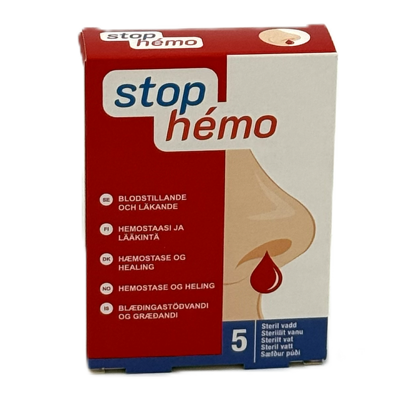 Hemostopp blodstoppande vadd,  en av våra beprövade produkter inom första hjälpen. Det är alltid ett tryggt val med Hemostopp blodstoppande vadd från Prestofirstaid.se